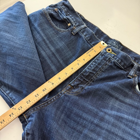 Lucky Brand 329 Classic Straight Leg Dark Wash Denim Jeans Mens 42 x 34 Stretch - Picture 10 of 13